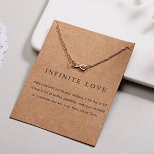 ⭐️ 5 for $25 Infinite Love Gold Dainty Necklace
